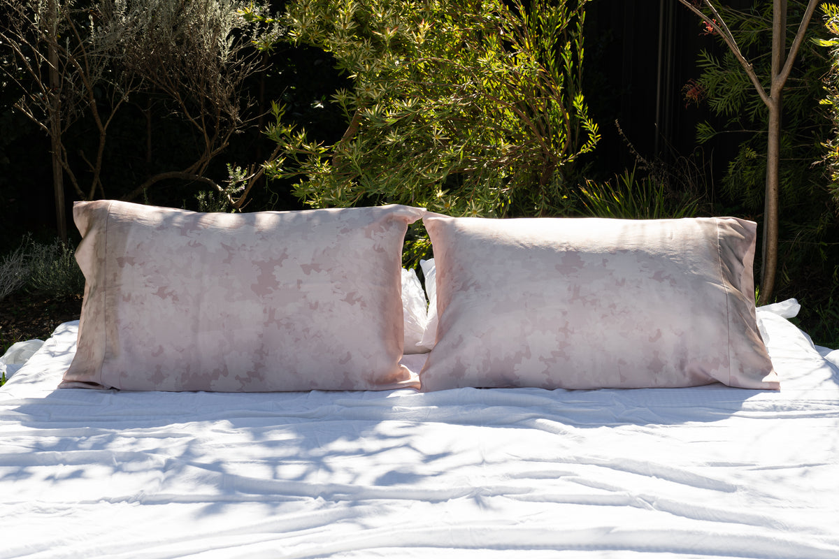 Flowerpress Blush Silk Pillowslip