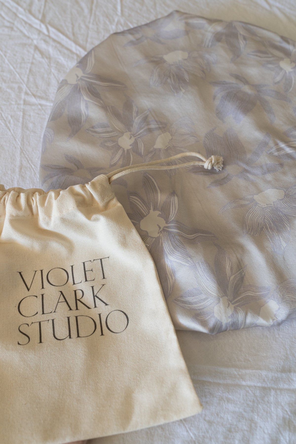 Flannel Flower Silk Bonnet