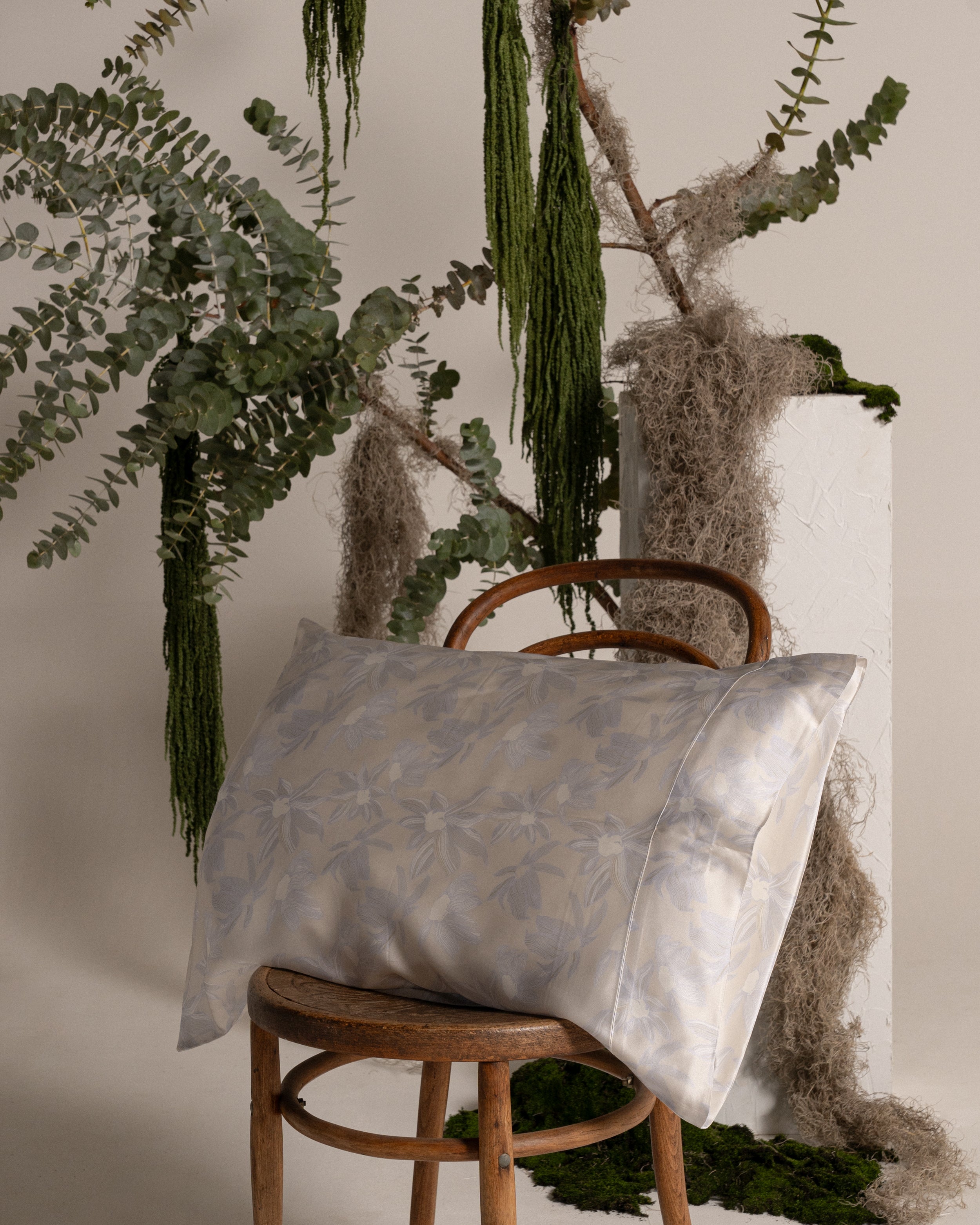 Flannel Flower Silk Pillowslip